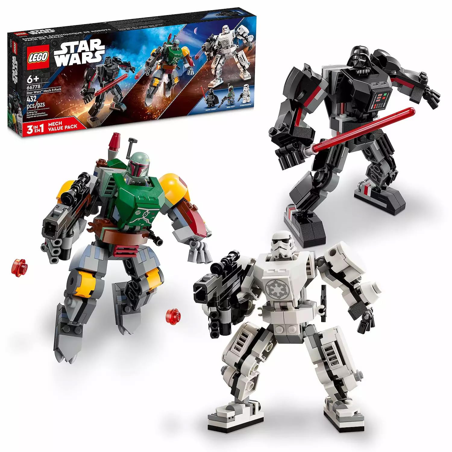 Figuras de Acción Lego Star Wars 66778 Mech 3 Figuras - Venta Internacional