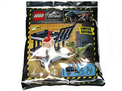 Foto 2 | Jaula de Transporte de Dinosaurios Bebé Lego Jurassic World - Venta Internacional