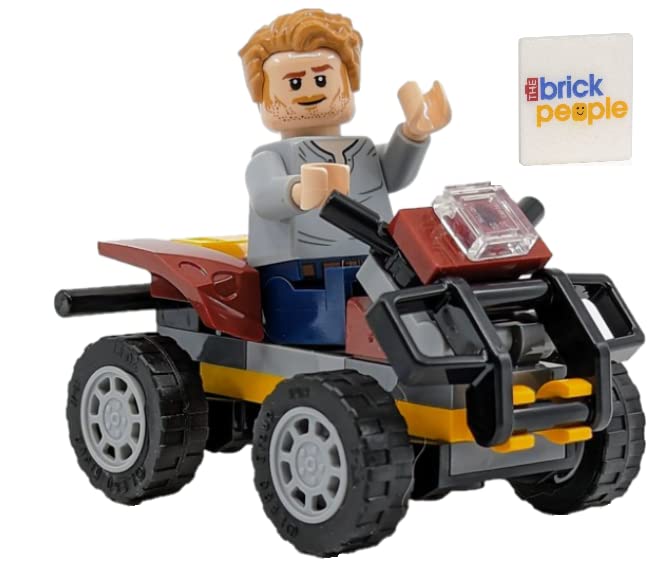 Foto 2 pulgar | Minifigura Lego Jurassic World Owen Grady con Quad ATV - Venta Internacional