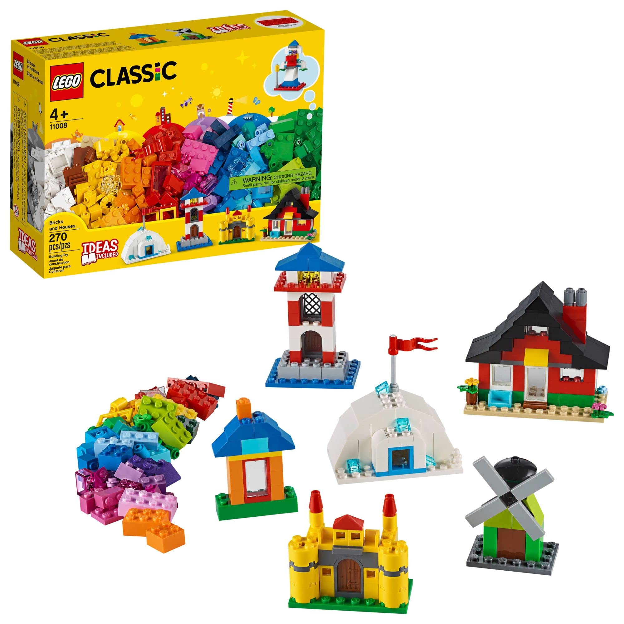 Juguete de Construcción Lego Classic Bricks And Houses 11008 con 270 Piezas - Venta Internacional