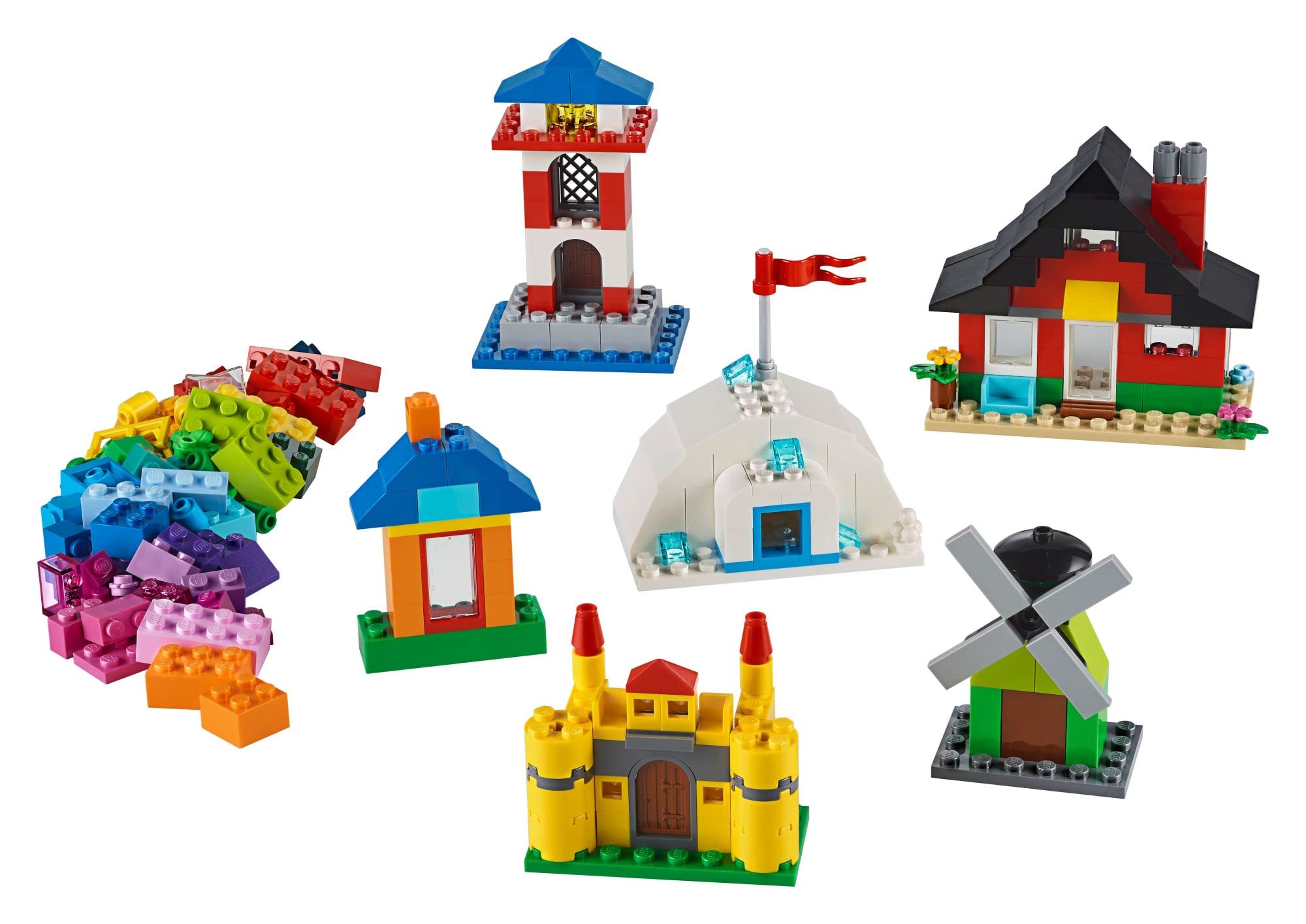 Foto 5 | Juguete de Construcción Lego Classic Bricks And Houses 11008 con 270 Piezas - Venta Internacional