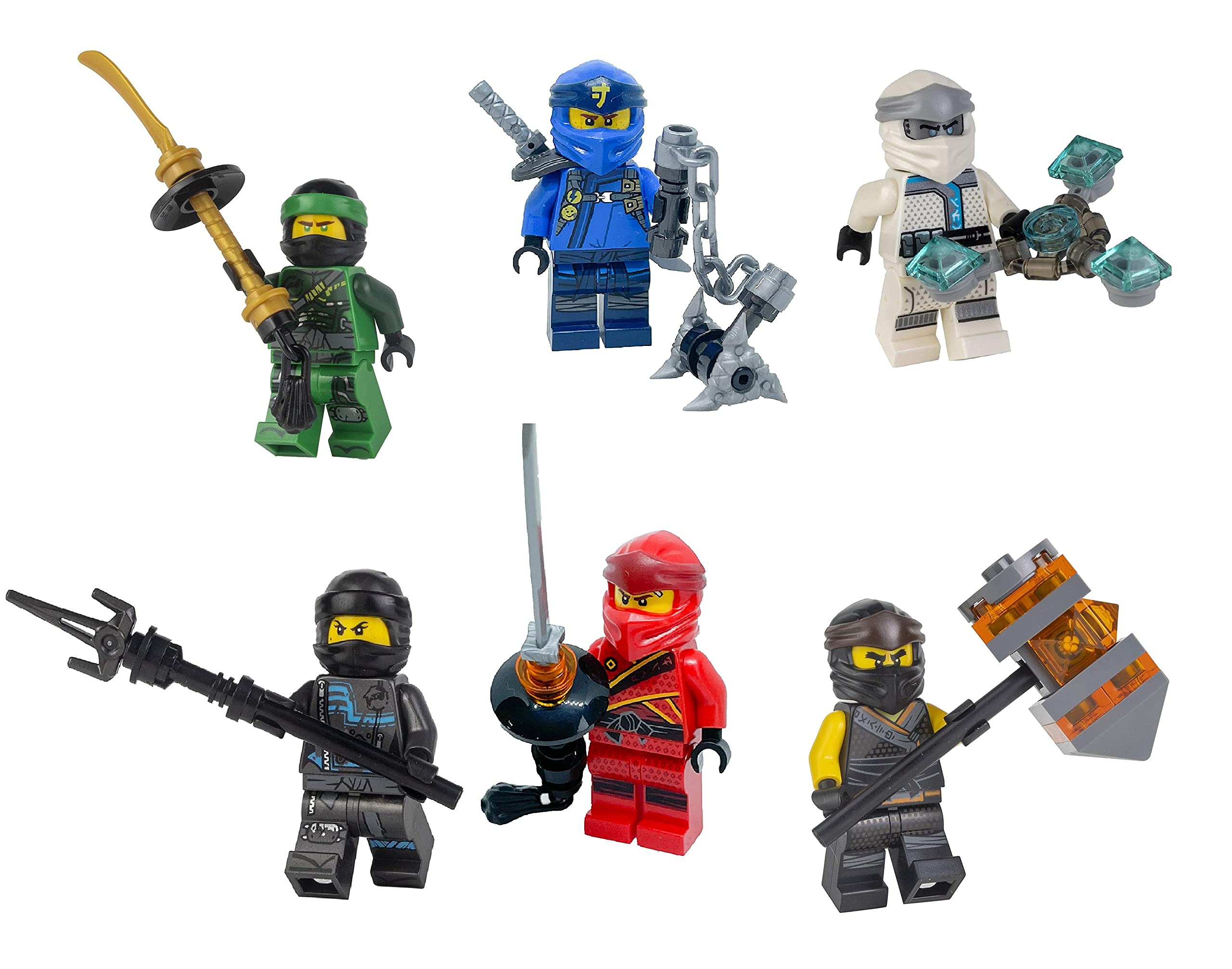 Foto 2 pulgar | Figura Lego Ninjago: Legacy Combo Pack Set de 6 Minifiguras - Venta Internacional