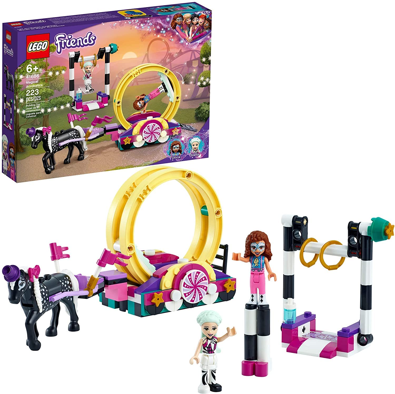 Lego Friends Magical Acrobatics 41686 con 223 Piezas - Venta Internacional $1,359