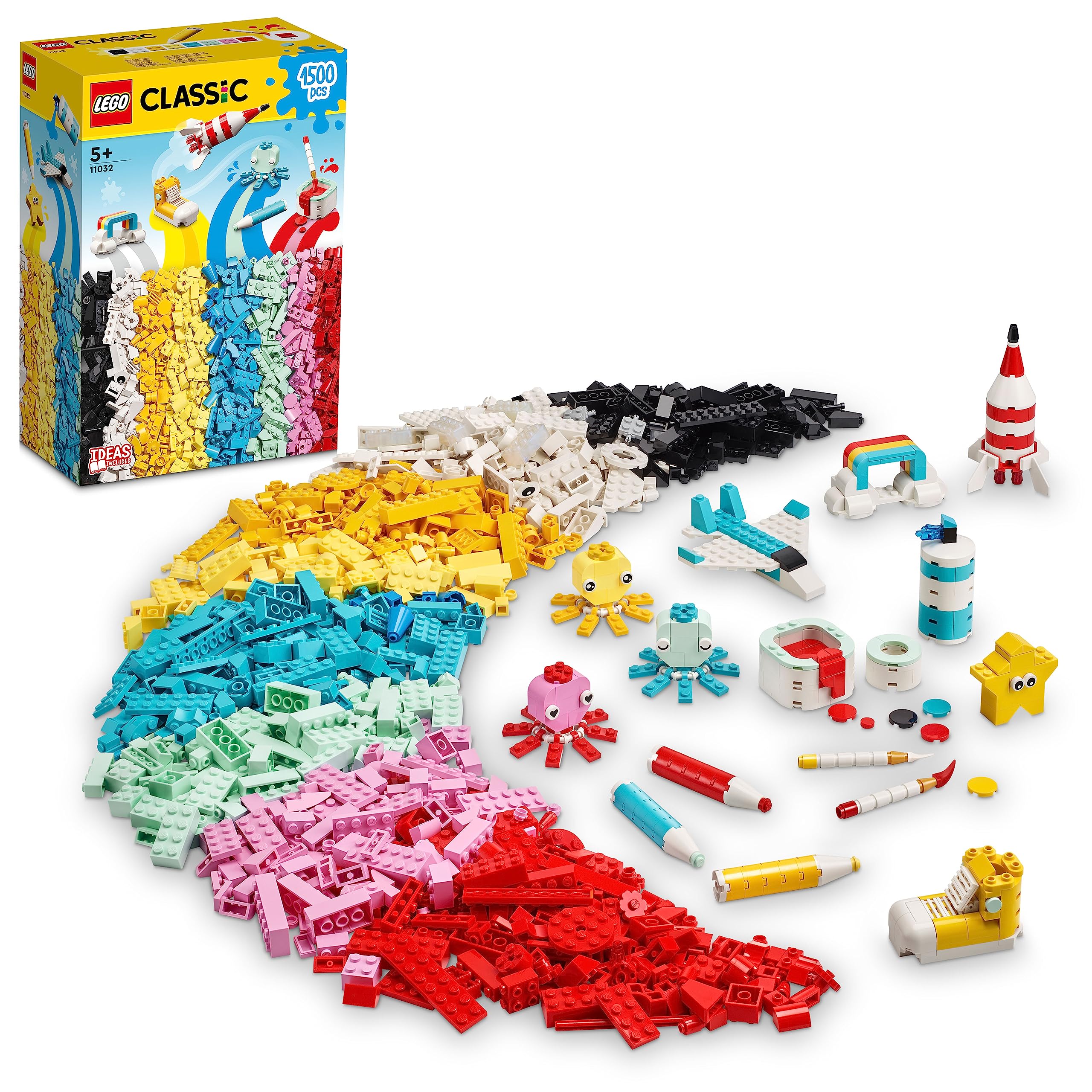 Foto 2 pulgar | Lego Classic 11032 Creative Color Fun 1500 - Venta Internacional