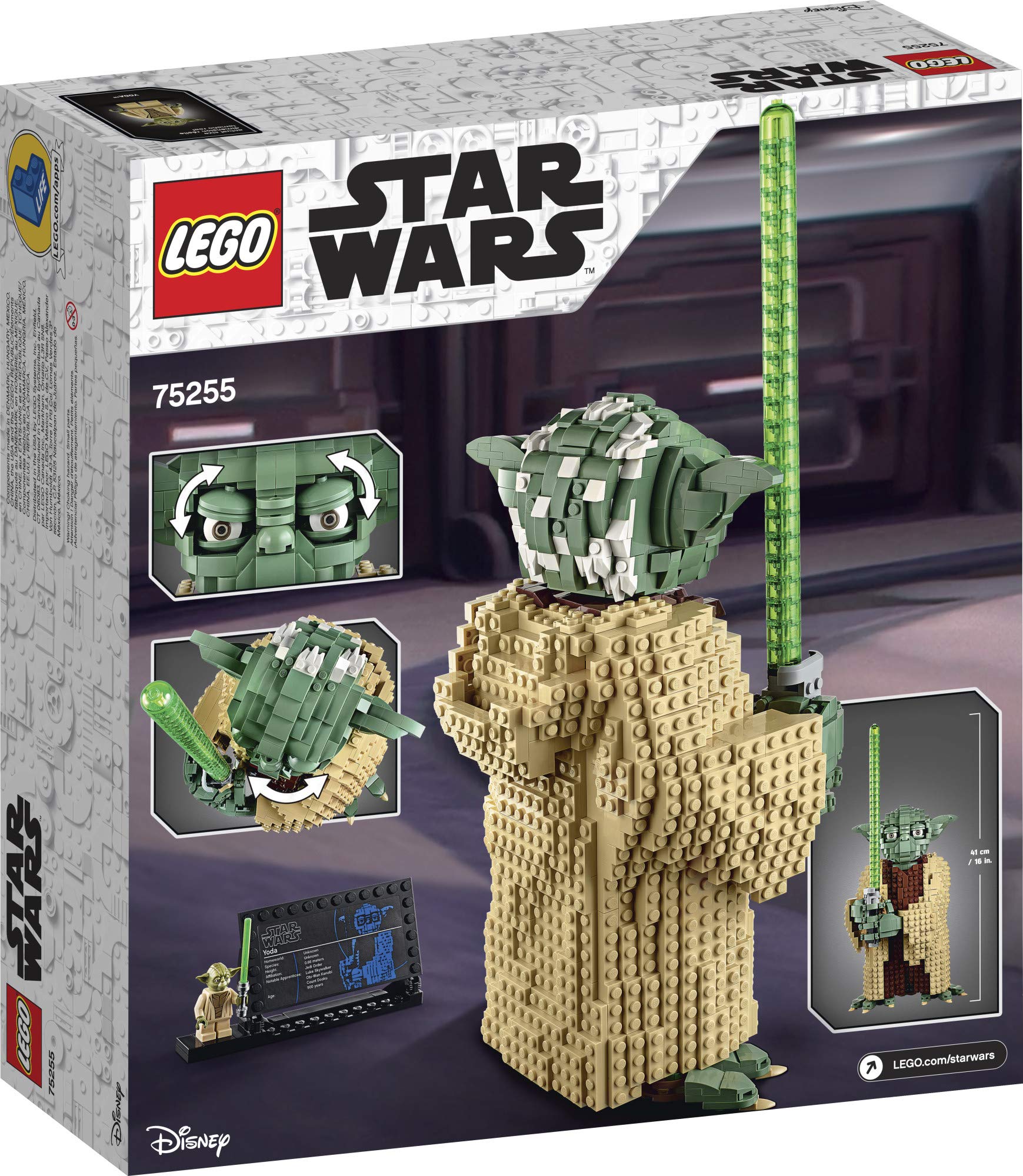 Foto 6 pulgar | Modelo de Construcción Lego Star Wars Yoda 75255 con Sable Láser - Venta Internacional