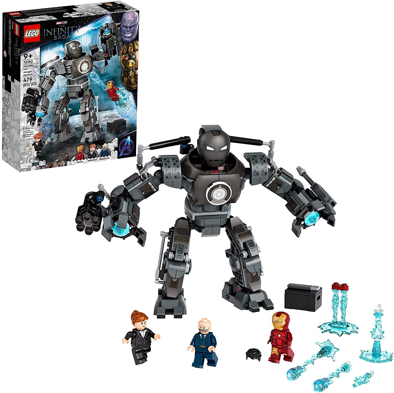 Foto 2 pulgar | Lego Marvel Iron Man Monger Mayhem 76190 - Venta Internacional