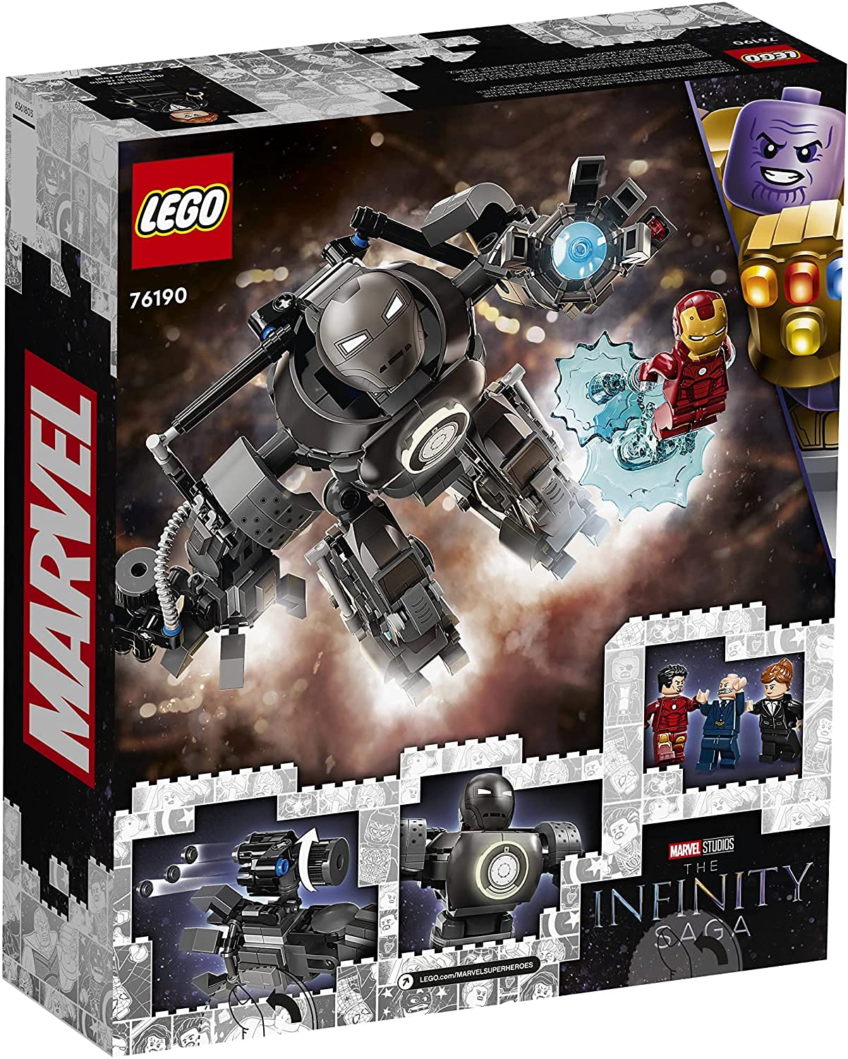 Foto 5 pulgar | Lego Marvel Iron Man Monger Mayhem 76190 - Venta Internacional