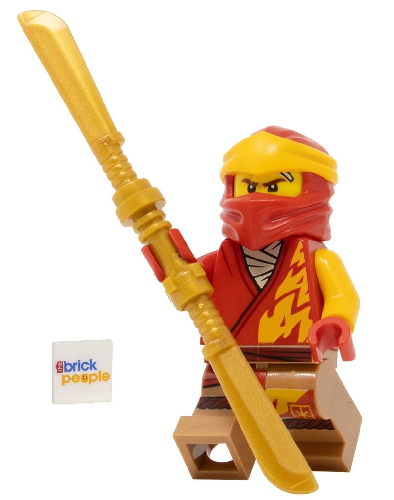 Minifigura Lego Ninajgo Core Kai con Espada Dorada de Doble Hoja - Venta Internacional