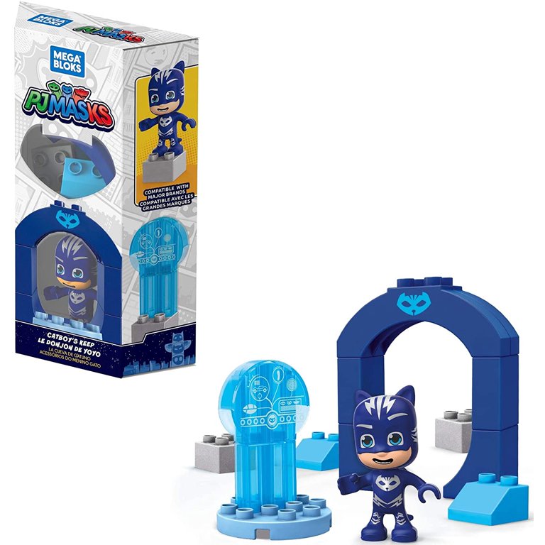 Foto 2 pulgar | PjMasks Mega Bloks La Cueva de Gatuno 15 Piezas