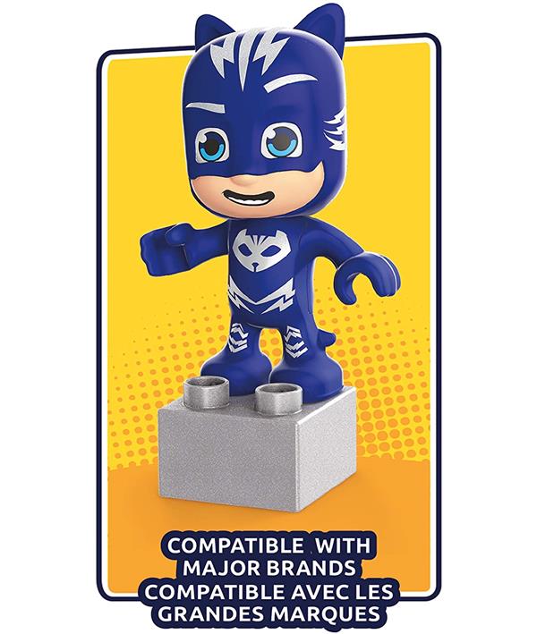 Foto 3 | PjMasks Mega Bloks La Cueva de Gatuno 15 Piezas