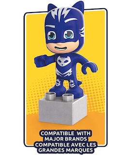 Foto 3 | PjMasks Mega Bloks La Cueva de Gatuno 15 Piezas