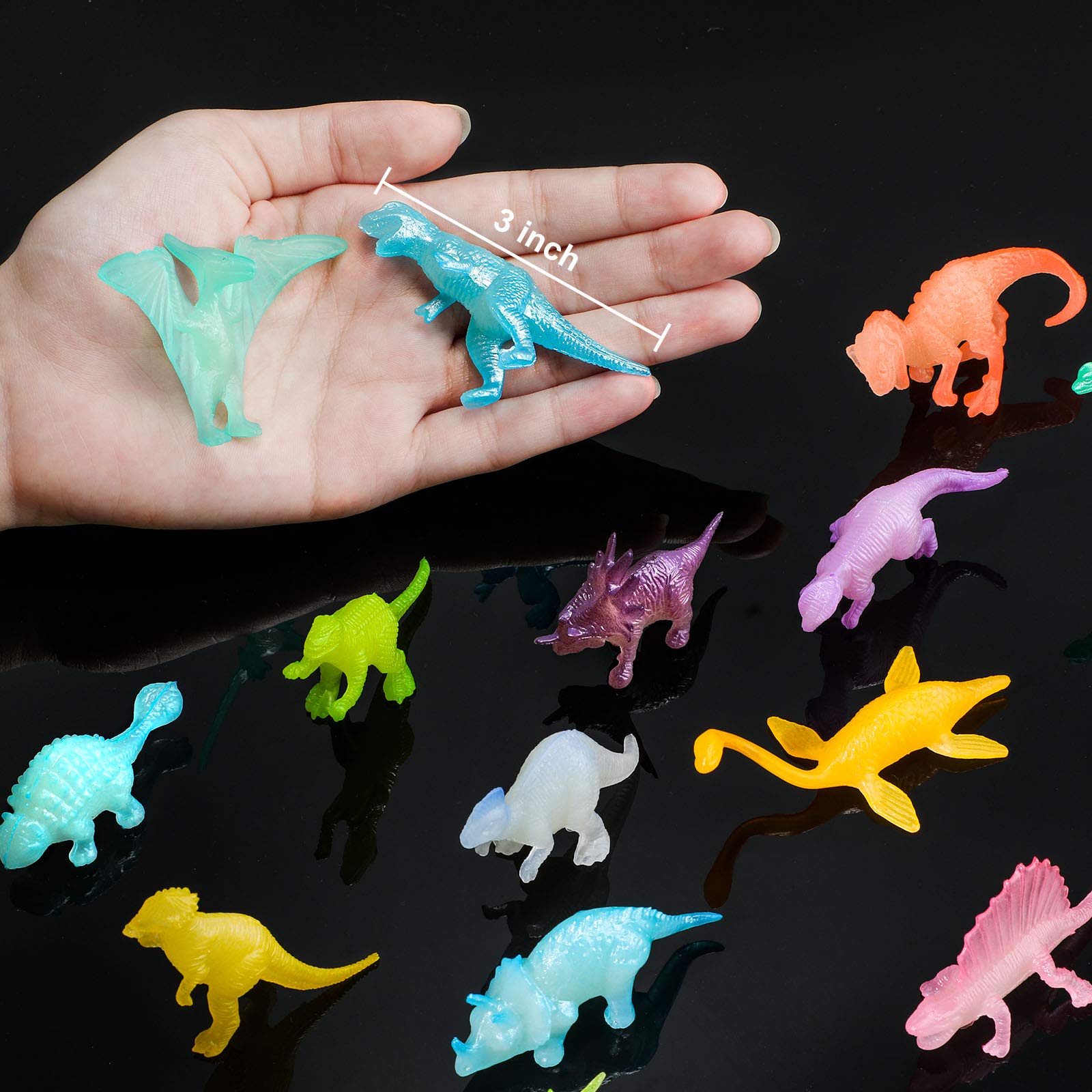 Foto 4 pulgar | Minifiguras Dinosaurio Skylety Brillan en la Oscuridad 32 Unidades - Venta Internacional