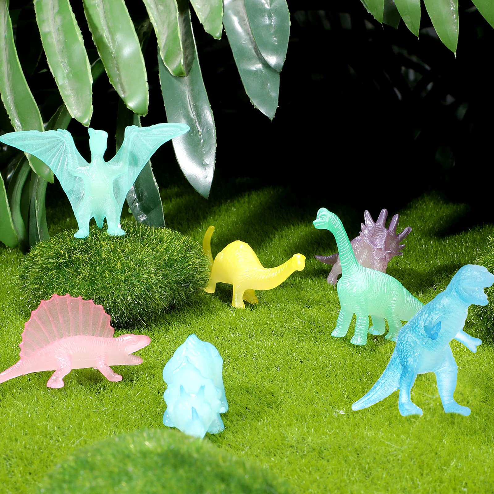 Foto 8 pulgar | Minifiguras Dinosaurio Skylety Brillan en la Oscuridad 32 Unidades - Venta Internacional