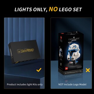 Foto 6 | Set De Iluminación Led Rorliny Para Lego Star Wars Captain Rex 75349 - Venta Internacional.