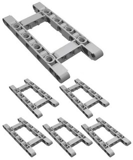 Foto 1 | Marco De Chasis Lego Technic, Brazo Elevador, Viga, Sin Tachuelas, 5 X 11 En Forma De H - Venta Internacional.