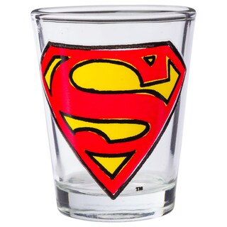 Foto 4 | Set De Minigafas Con Logotipos Plateados De Superhéroes De Buffalo Dc Comics - Venta Internacional.