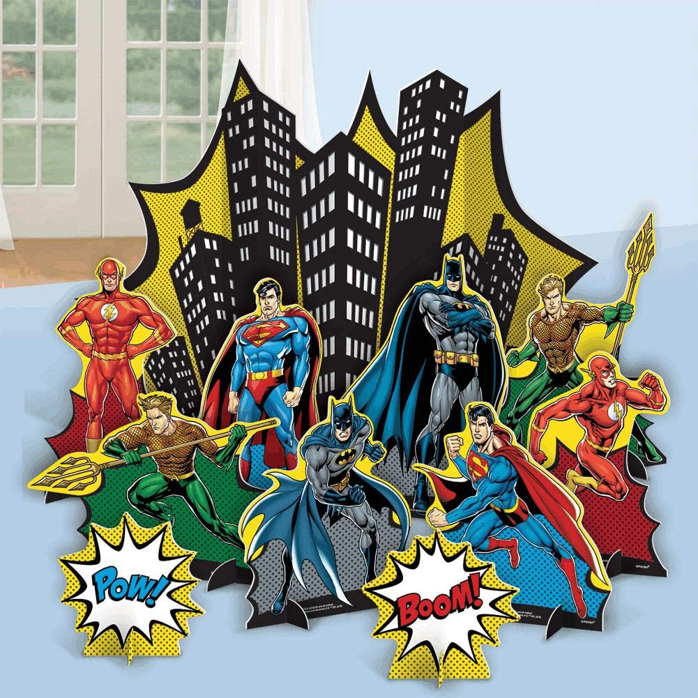 Set De Decoración De Mesa Amscan Justice League Heroes Unite - Venta Internacional.