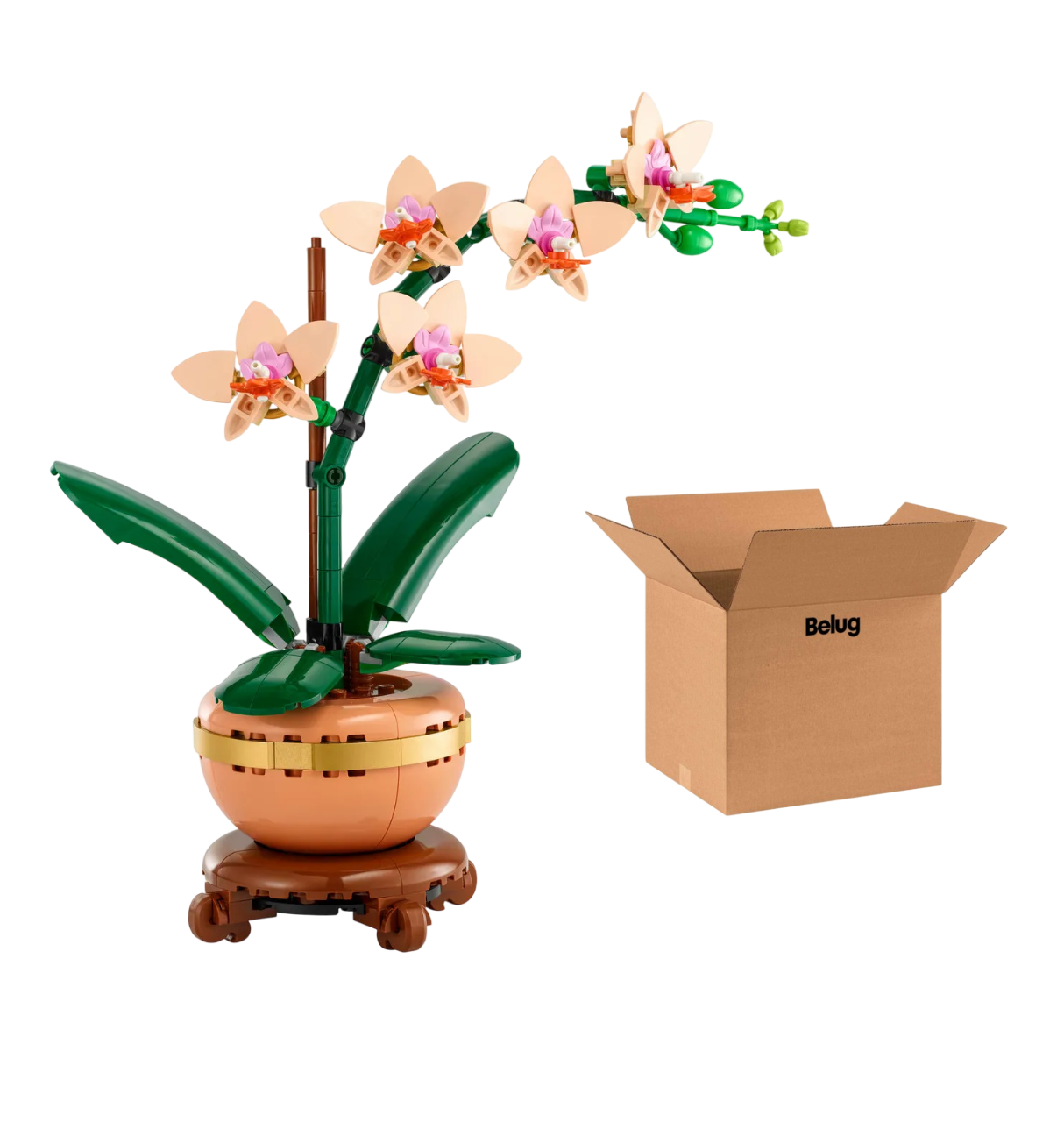 Foto 1 | Set De Construcción Mini Orquídeas 274 Pz Colores