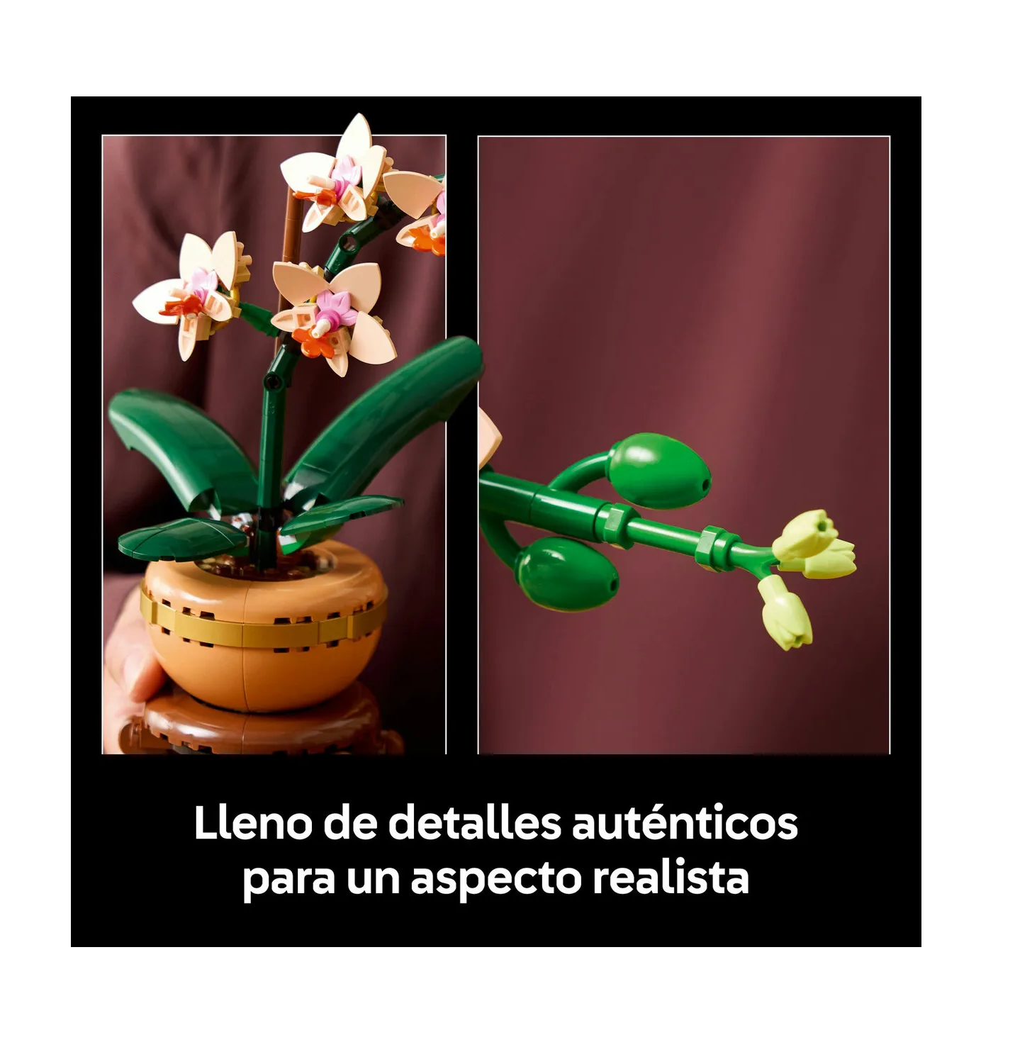 Foto 4 pulgar | Set De Construcción Mini Orquídeas 274 Pz Colores