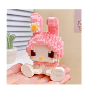 Foto 2 | Set Mini Bloques Armables My Melody Kuromi 406 Pzs Rosa