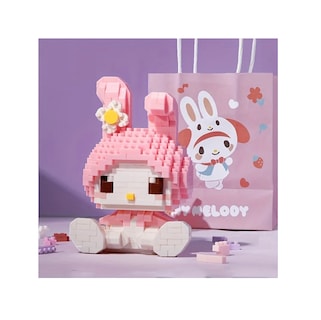 Foto 5 | Set Mini Bloques Armables My Melody Kuromi 406 Pzs Rosa