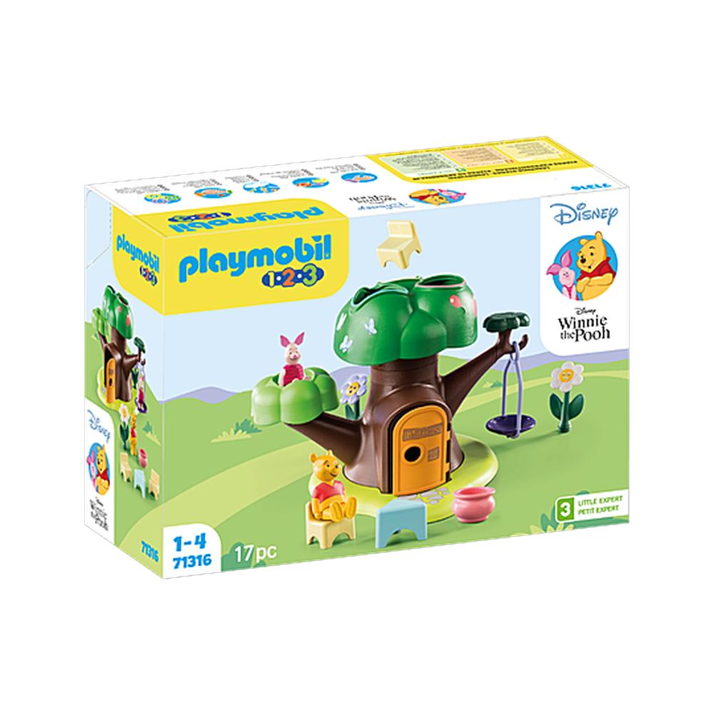 Playmobil 123: Winnie The Pooh y Puerquito Casa del Árbol