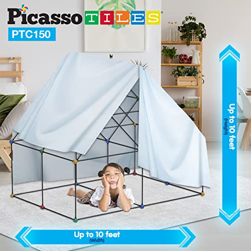 Foto 3 pulgar | Kit De Construcción Fort Picassotiles Para Niños, 150 Piezas Con Túnel - Venta Internacional.