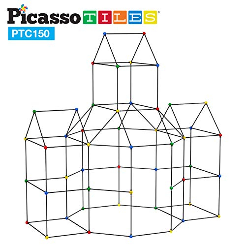 Foto 5 pulgar | Kit De Construcción Fort Picassotiles Para Niños, 150 Piezas Con Túnel - Venta Internacional.