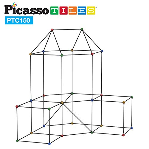 Foto 8 pulgar | Kit De Construcción Fort Picassotiles Para Niños, 150 Piezas Con Túnel - Venta Internacional.