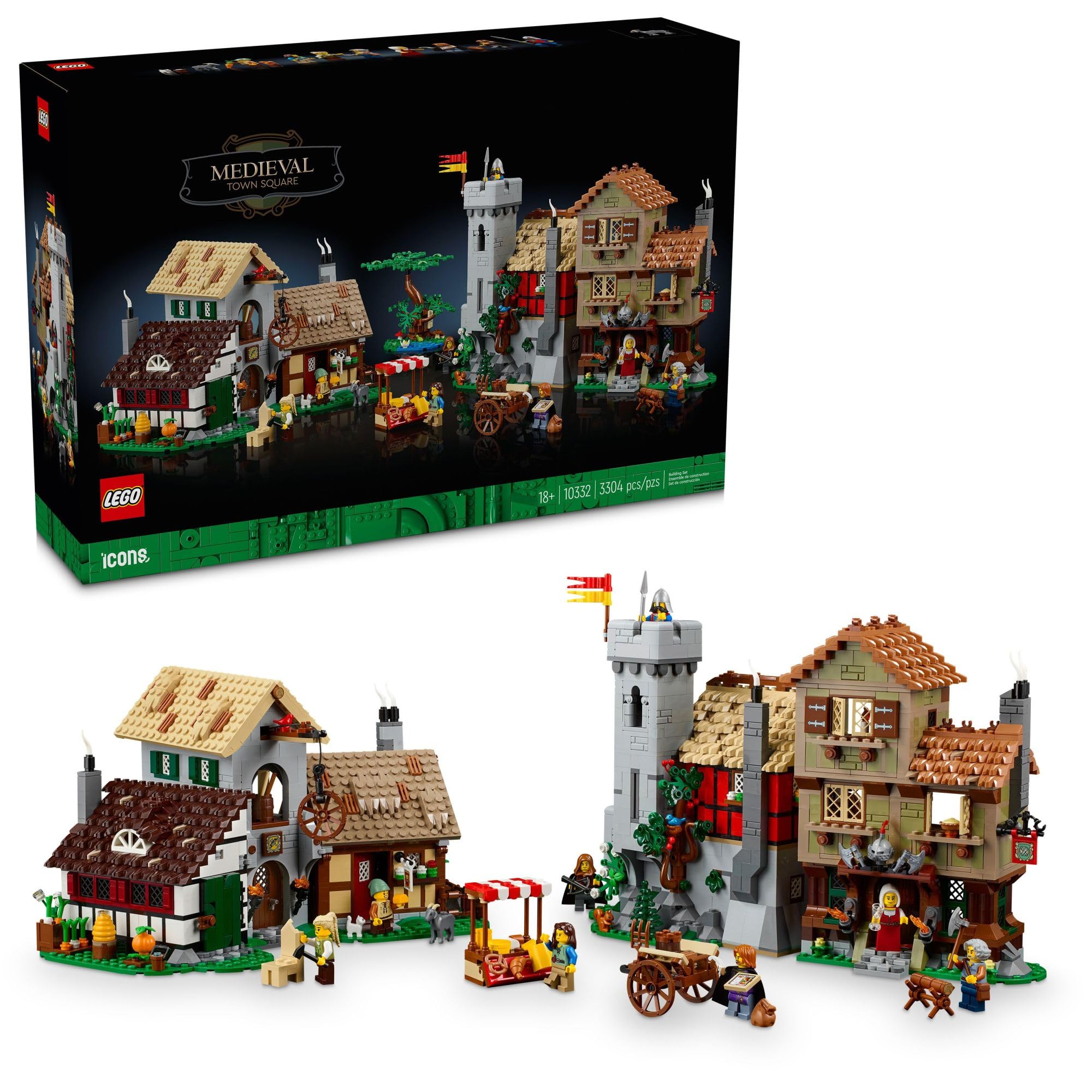 Set De Construcción Lego Icons Medieval Town Square 10332 - Venta Internacional.