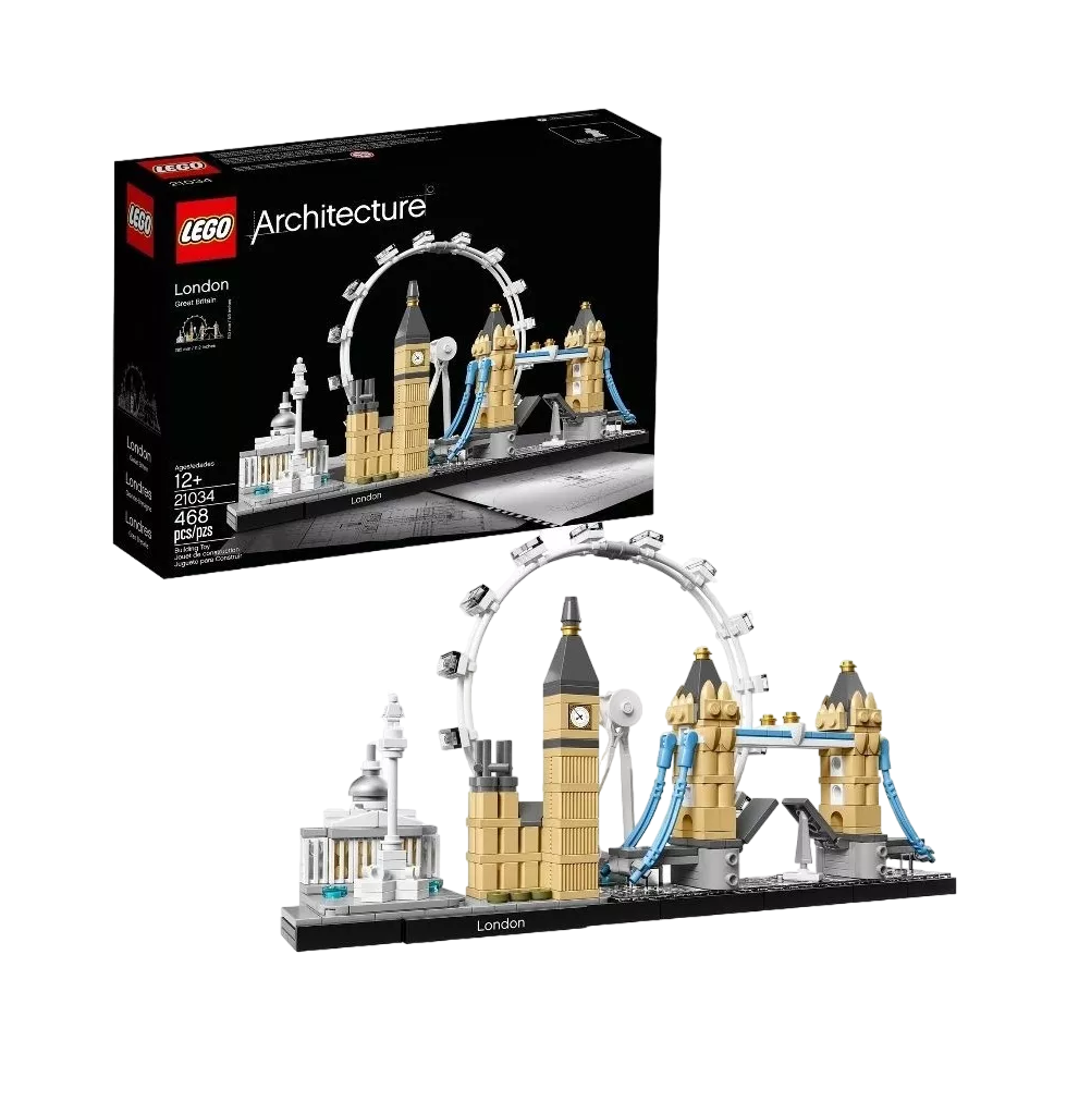 Kit De Construcción Lego Architecture Londres 468 Pzas Colores