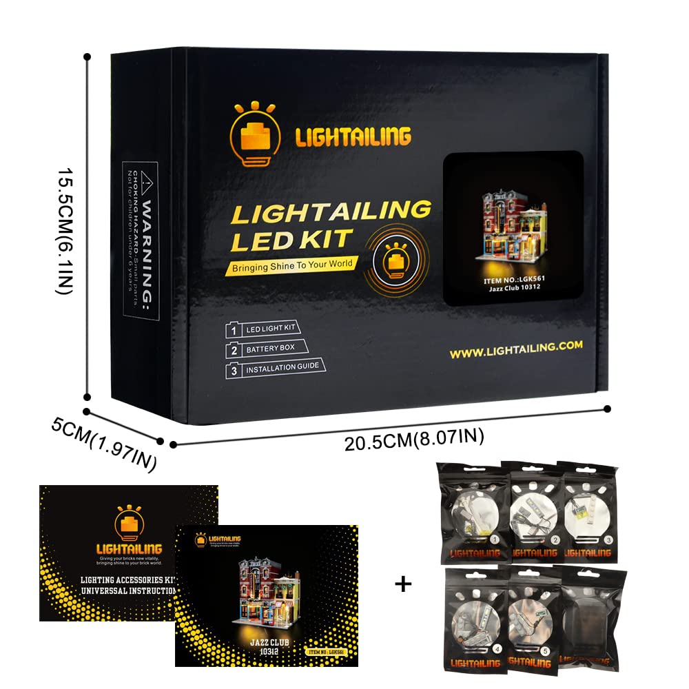 Foto 6 | Kit de Iluminación Lightailing 10312 Jazz-Club Lego - Venta Internacional