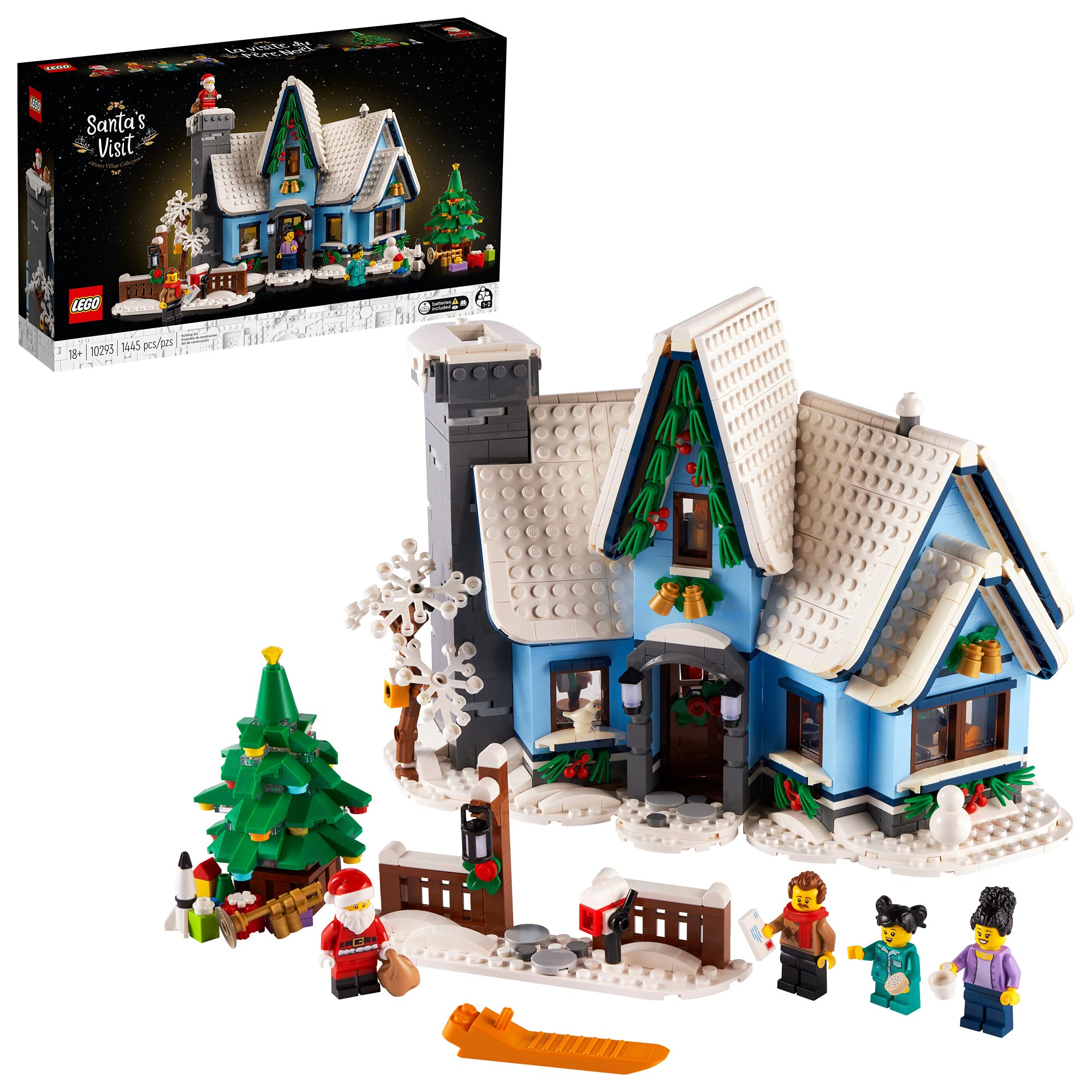 Foto 2 pulgar | Lego Icons Santa's Visit 10293 Christmas House - Venta Internacional