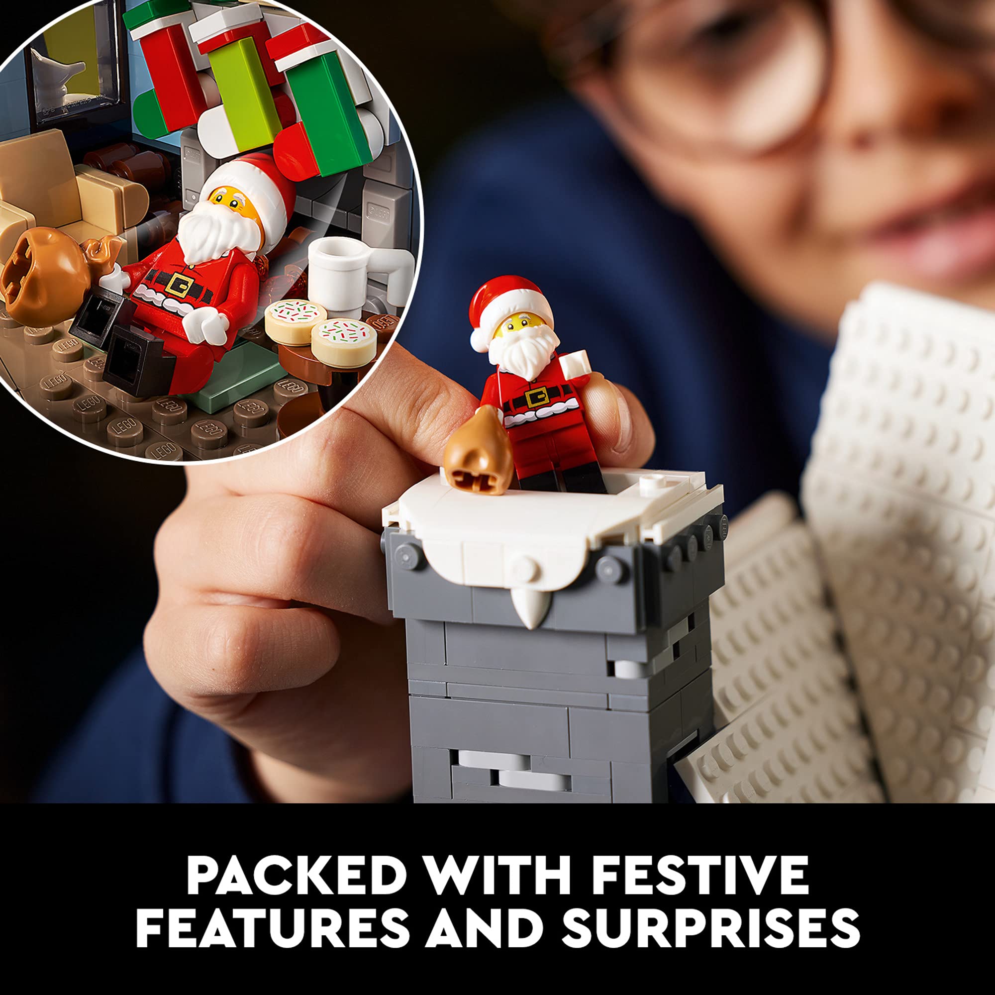 Foto 4 pulgar | Lego Icons Santa's Visit 10293 Christmas House - Venta Internacional