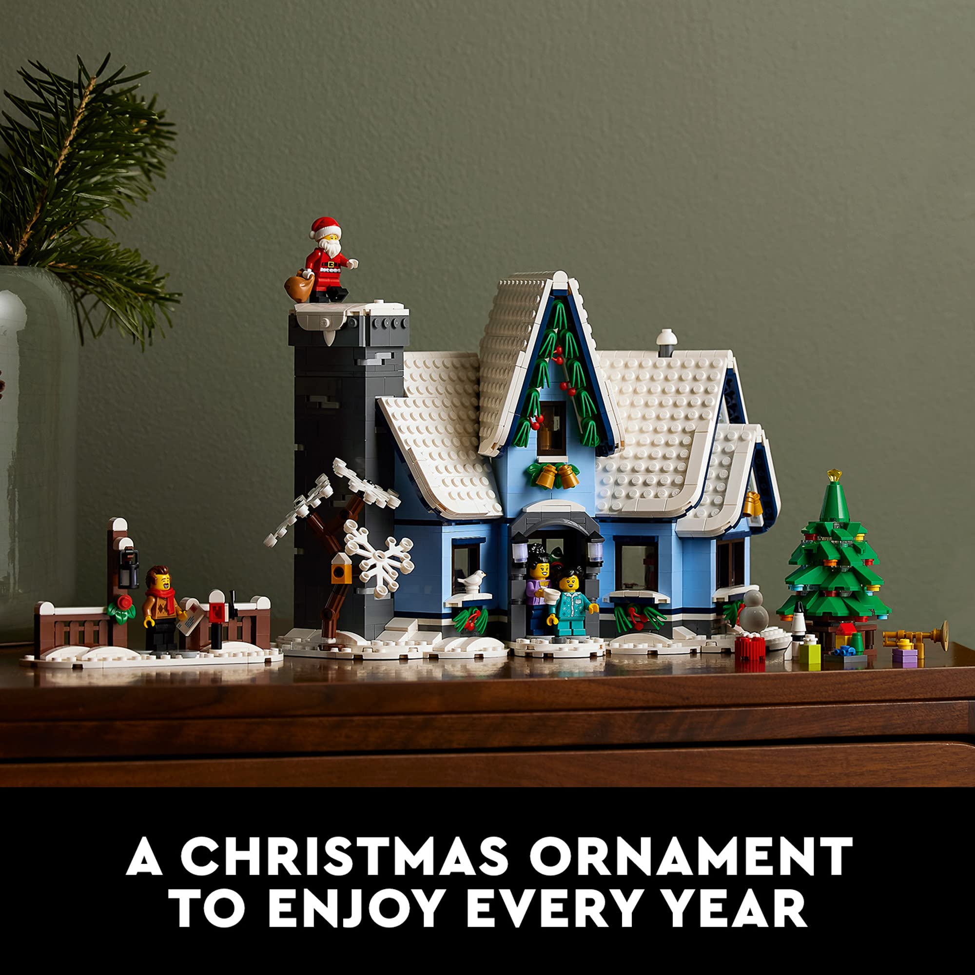 Foto 6 | Lego Icons Santa's Visit 10293 Christmas House - Venta Internacional