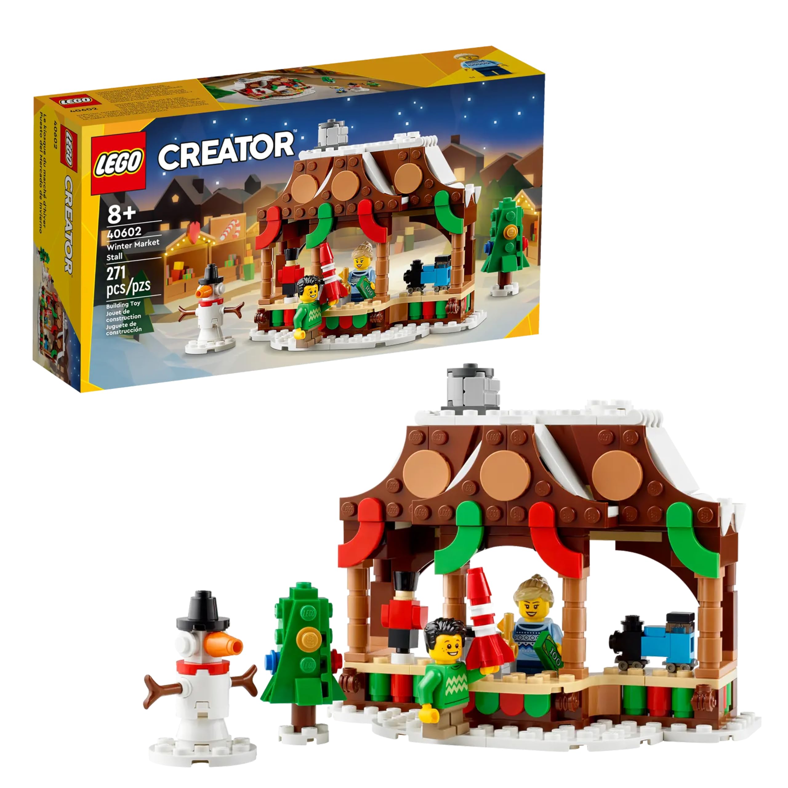 Lego Winter Market Stall 40602 con 271 Piezas - Venta Internacional