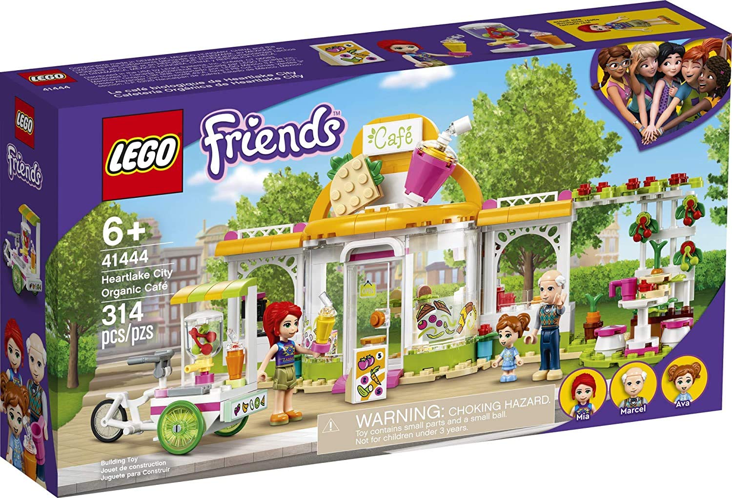 Foto 2 pulgar | Lego Friends Heartlake City Organic Café 41444 - Venta Internacional