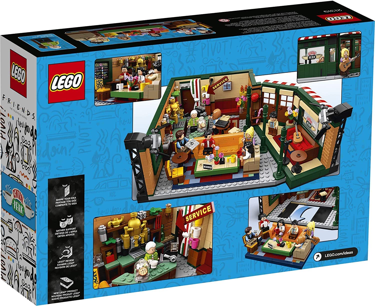 Foto 3 pulgar | Lego Ideas 21319 Central Perk con 1070 Piezas - Venta Internacional