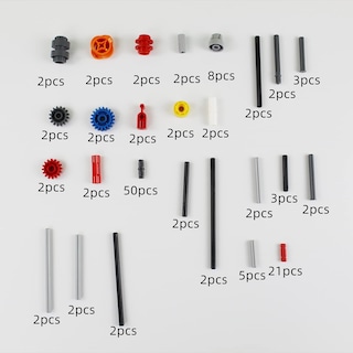 Foto 2 | Building Blocks Technical Series, 130 Piezas, Para Niños - Venta Internacional.
