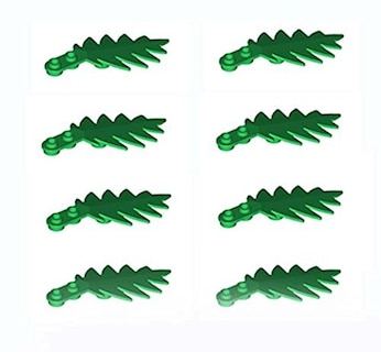 Foto 1 | Lego Parts Plant Tree Palm Leaf Small 8x3 (8 Unidades) - Venta Internacional.