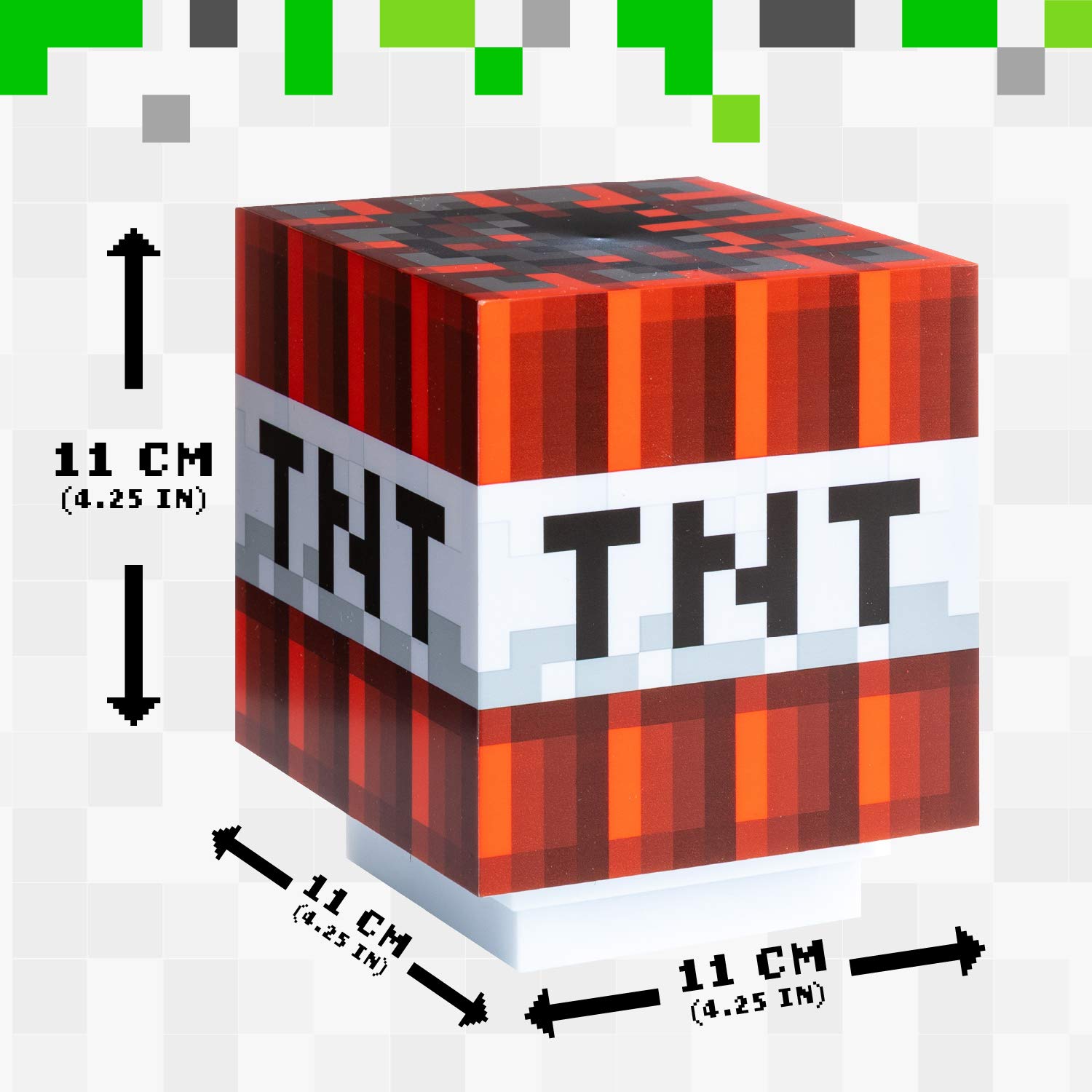 Foto 4 pulgar | Night Light Paladone Minecraft Tnt Con Sonidos Oficiales Del Juego - Venta Internacional.