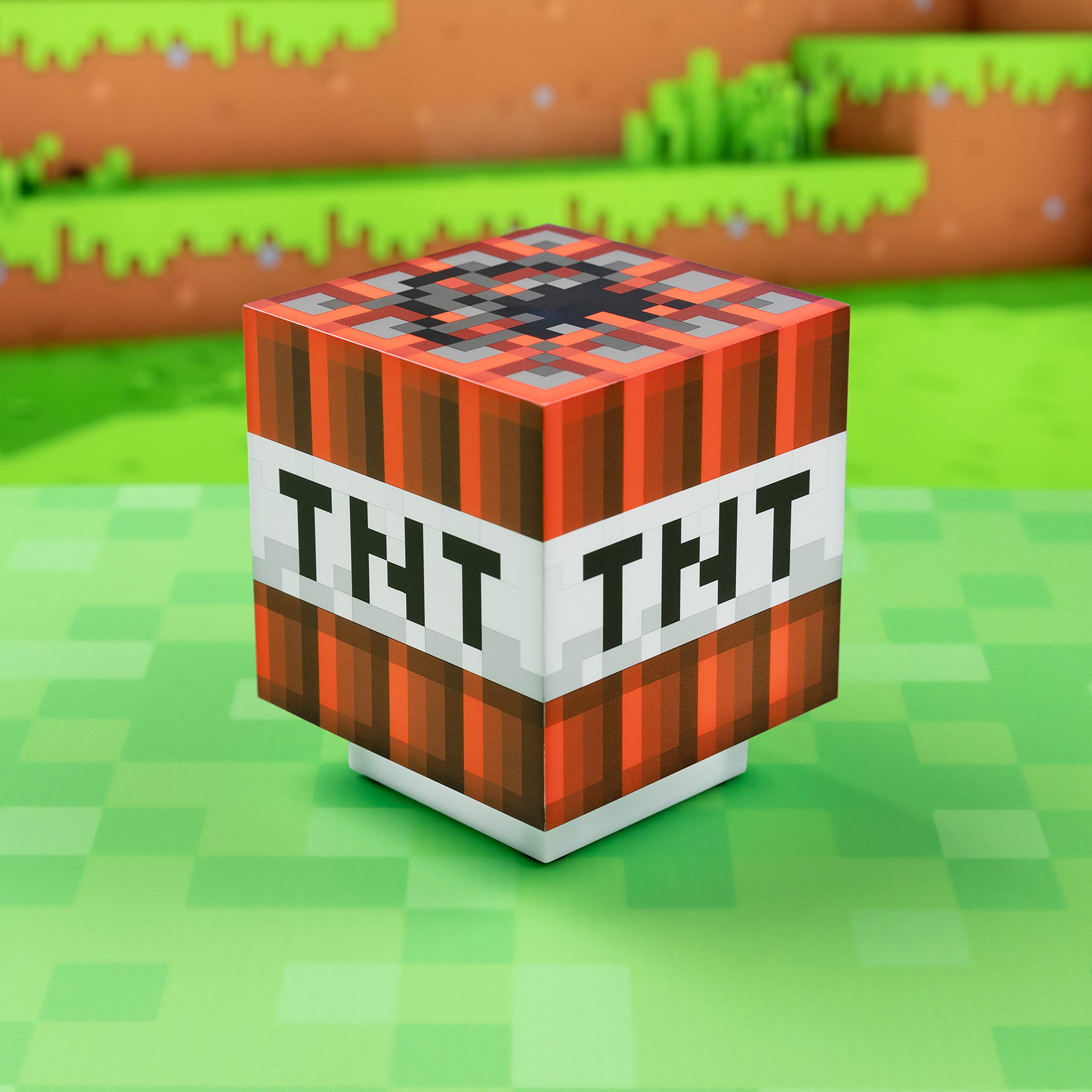 Foto 7 pulgar | Night Light Paladone Minecraft Tnt Con Sonidos Oficiales Del Juego - Venta Internacional.