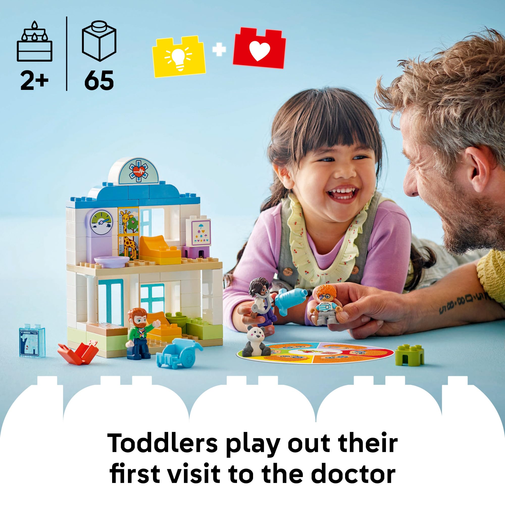 Foto 2 | Construyendo Un Juguete Lego Duplo Town: Primera Visita Al Doctor - Venta Internacional.