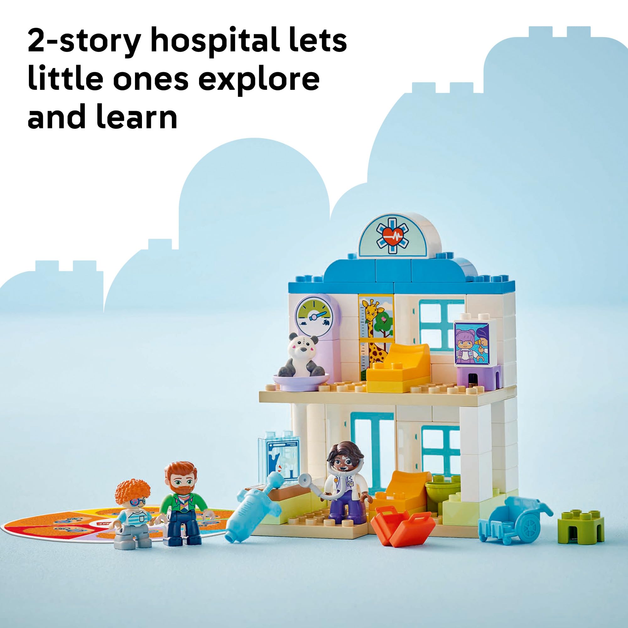 Foto 4 | Construyendo Un Juguete Lego Duplo Town: Primera Visita Al Doctor - Venta Internacional.