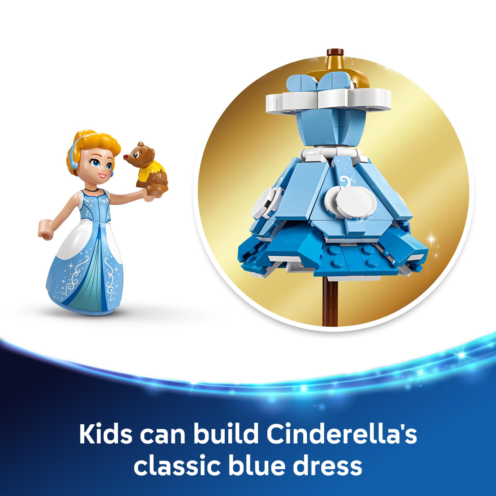 Foto 4 pulgar | Juguete De Construcción Lego Disney Princess Cinderella's Dress 43266 - Venta Internacional.