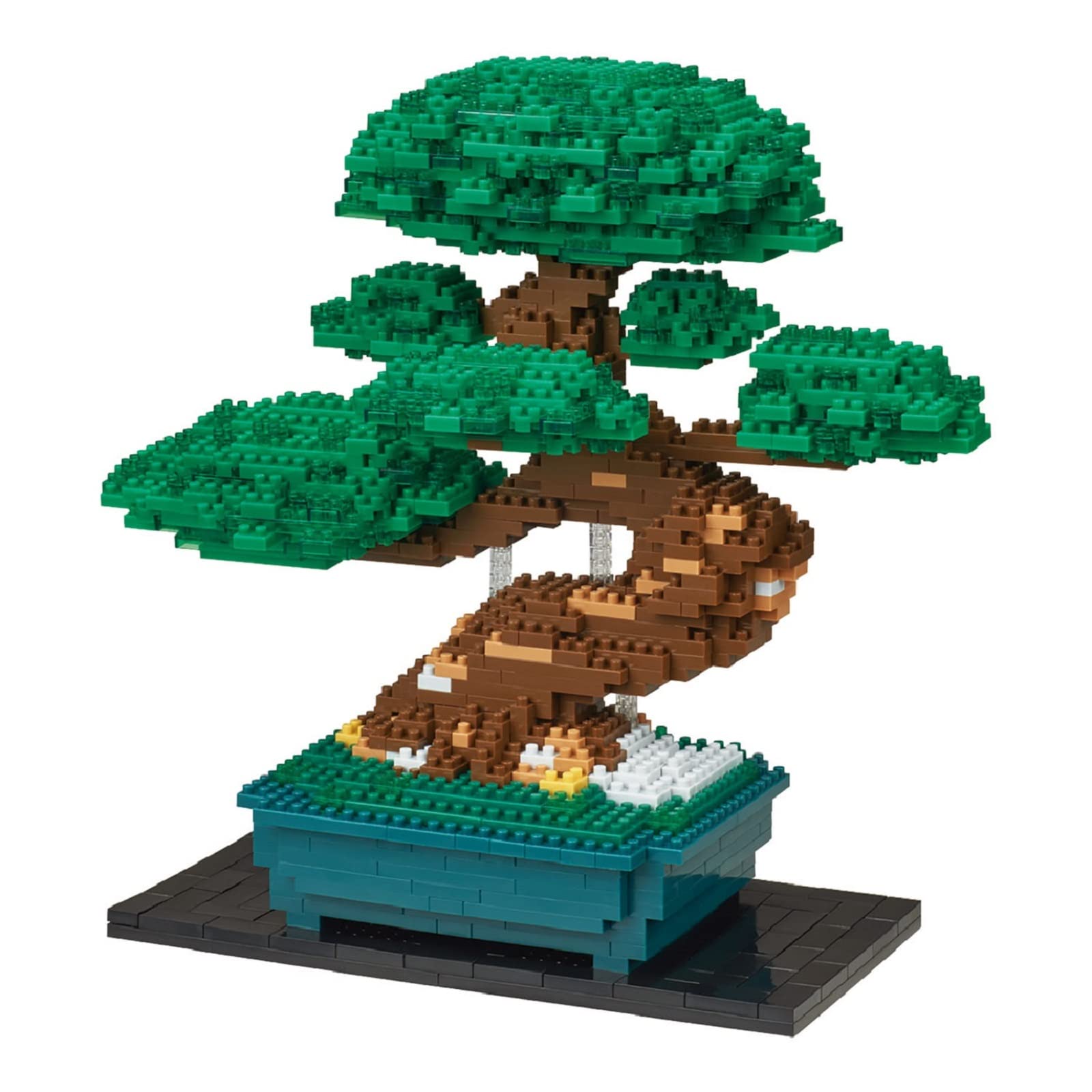 Foto 1 | Kit De Construcción Nanoblock Bonsai Matsu Deluxe Edition Green Nb039 - Venta Internacional.