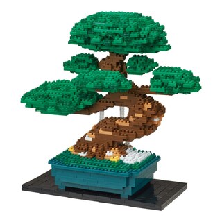 Foto 1 | Kit De Construcción Nanoblock Bonsai Matsu Deluxe Edition Green Nb039 - Venta Internacional.