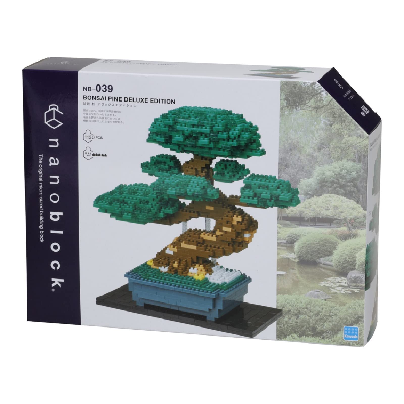 Foto 3 pulgar | Kit De Construcción Nanoblock Bonsai Matsu Deluxe Edition Green Nb039 - Venta Internacional.
