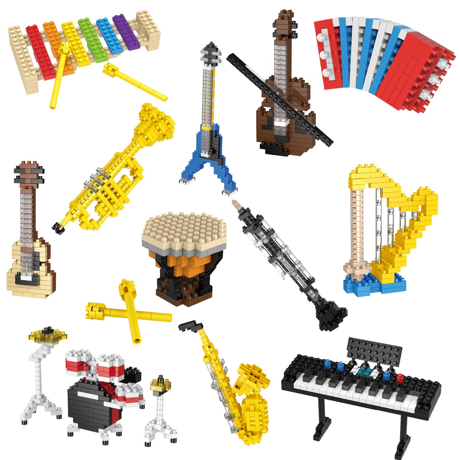 Foto 2 pulgar | Bloques De Construcción Divertidos Y Pequeños Juguetes Para Niños Con 12 Cajas - Venta Internacional.