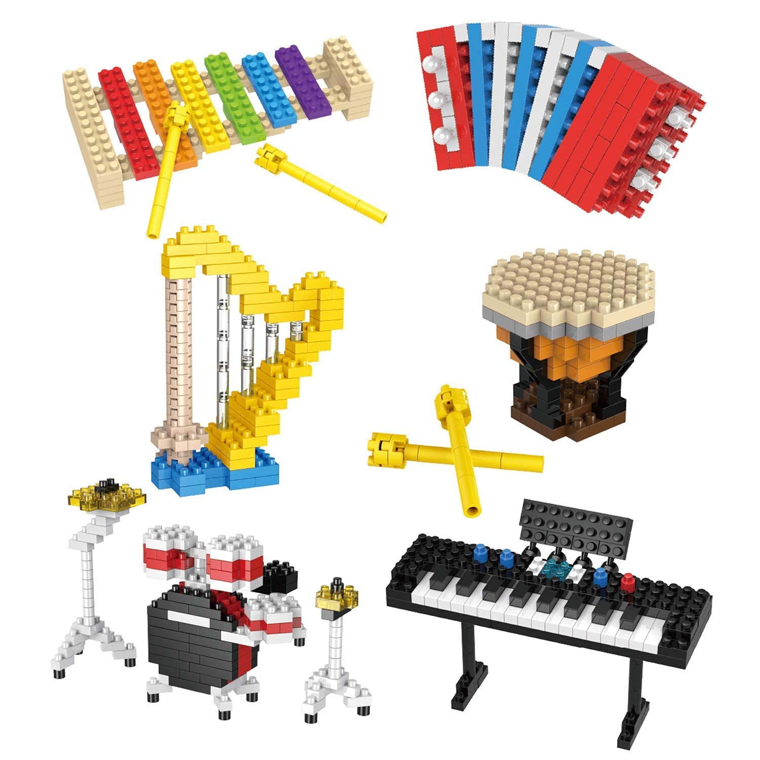 Foto 7 pulgar | Bloques De Construcción Divertidos Y Pequeños Juguetes Para Niños Con 12 Cajas - Venta Internacional.